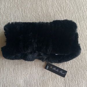 Real rabbit fur headband